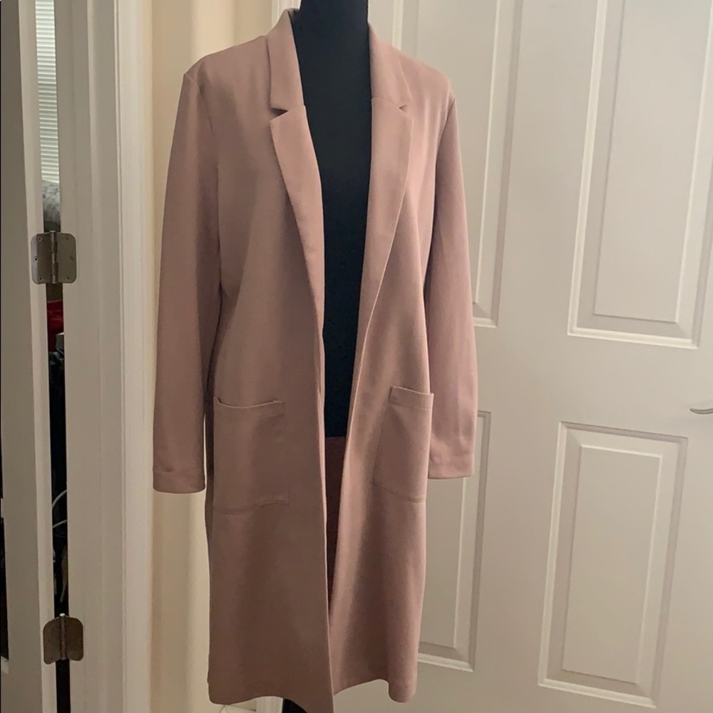 Mauve Open Front Duster - image 1